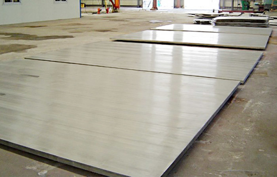Gr2 Gr3 Gr5 Titanium Clad Steel Titanium Cladding Panel Untuk Bidang Kimia