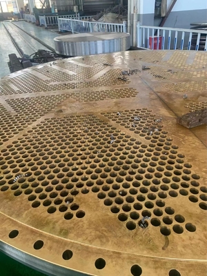 C27000 Pelat Berpakaian Tembaga BV Pelat Aluminium Berpakaian Tembaga Pabrik Industri Tubesheet