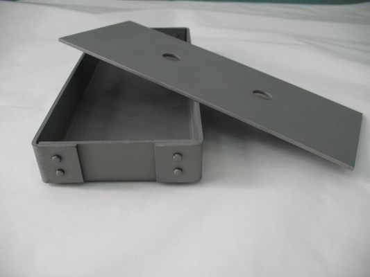 99,95% Molybdenum Alloy Molybdenum Boat Untuk Industri Elektronik Penerbangan