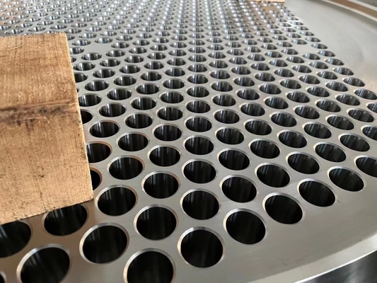 Pelat Baja Berpakaian Titanium SGS Gr5 Gr7 Gr9 Gr12 Aluminium Tube Sheet Heat Exchanger
