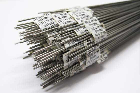 ERTi1 ERTi2 ERTi5 Titanium Alloy Titanium Welding Rods Wires Untuk Pengelasan TIG MIG