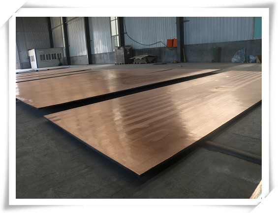TUV Tembaga Berpakaian Stainless Steel Sheet 2-12mm Heat Boiler Tube Sheet Steam Burbine