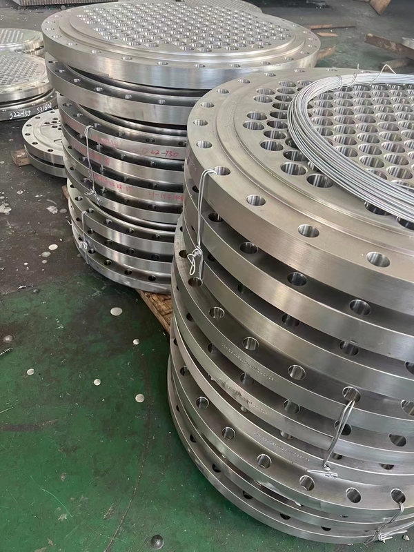 ASTMB265 Gr1 SA 516 Titanium Tube Sheets 90mm Tube Sheet Untuk Pembuluh Tekanan