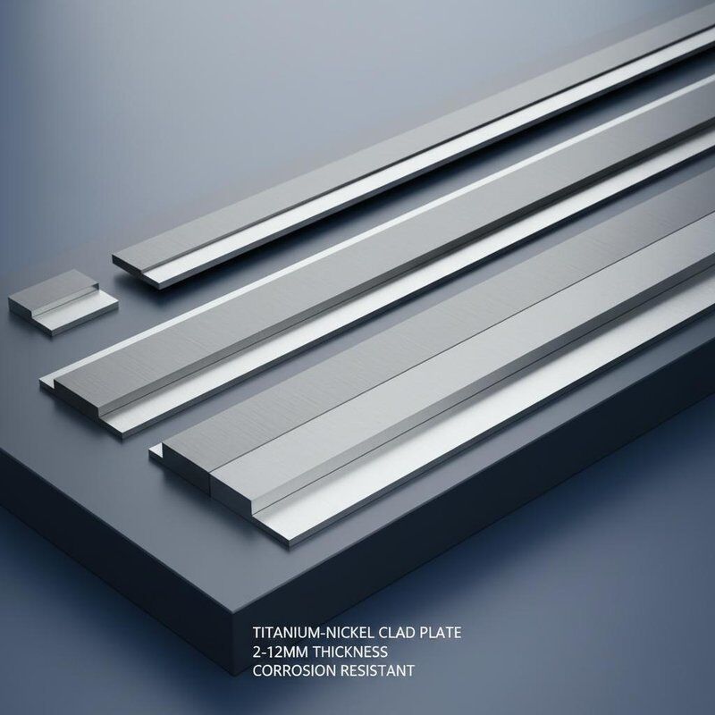 2 sampai 12 mm Ketebalan Titanium Plat Plat Plating Featuring Nickel Plated Metal Material Length Berputar dari 100mm sampai 6000mm untuk ketahanan korosi